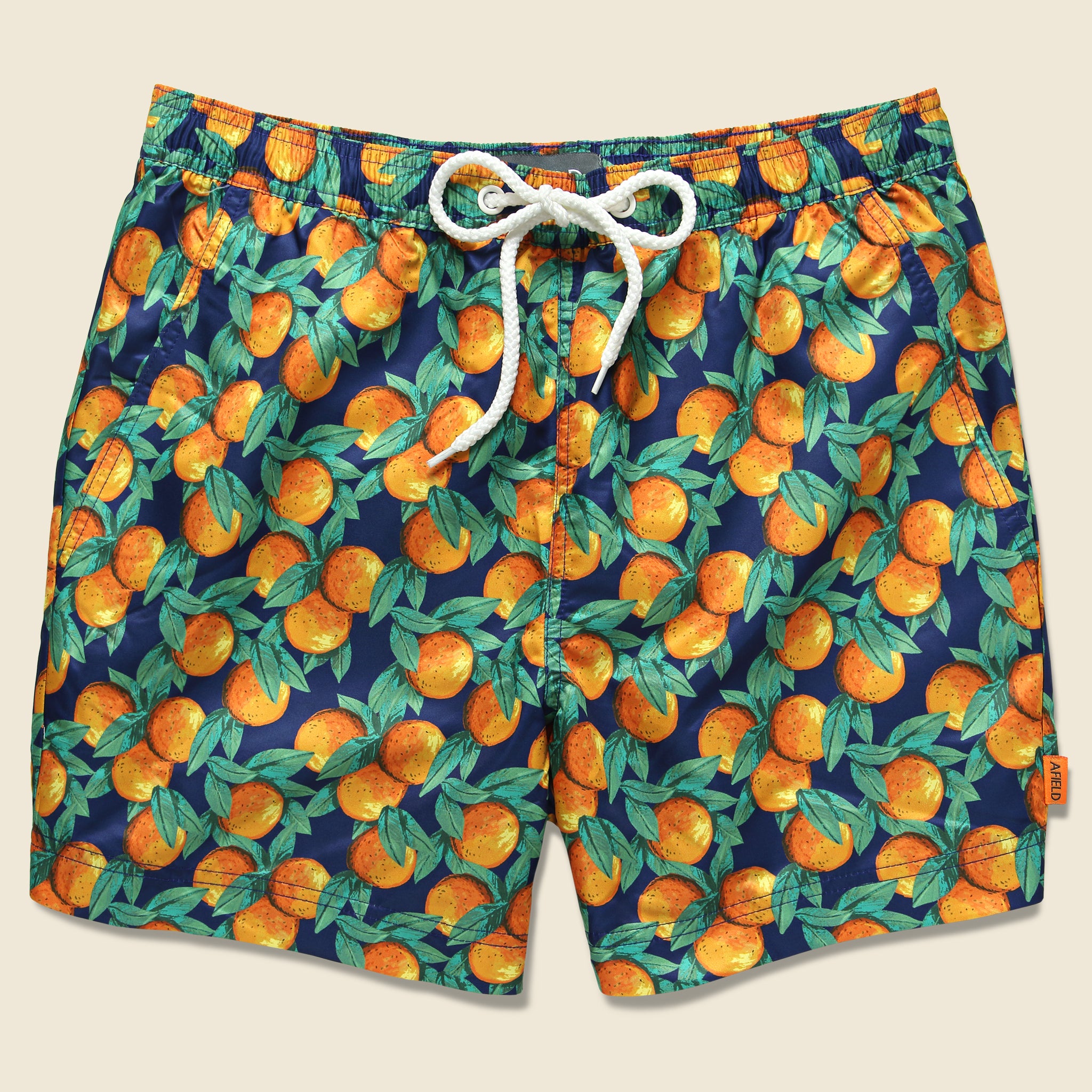 Printed Swimshorts - Naranja - Afield - STAG Provisions - Shorts - Swim