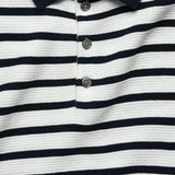Breton Stripe Sweater Polo - Navy - Barque - STAG Provisions - Tops - S/S Knit