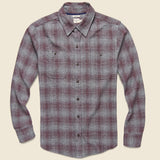 Winslow Flannel - Burgundy Plaid - Bridge & Burn - STAG Provisions - Tops - L/S Woven - Plaid