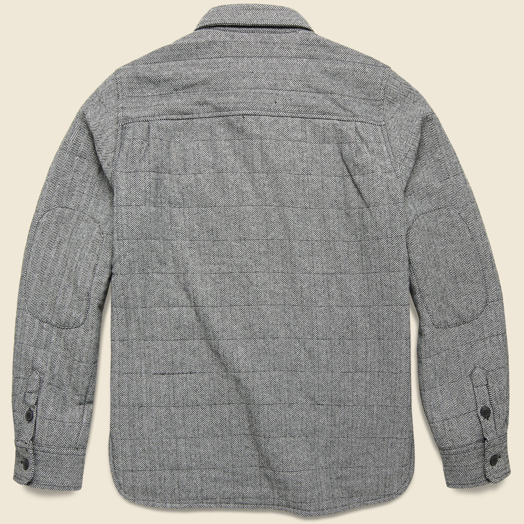 
                          Russell Shirt Jacket - Charcoal Herringbone - Bridge &amp; Burn - STAG Provisions - Outerwear - Coat / Jacket
                        