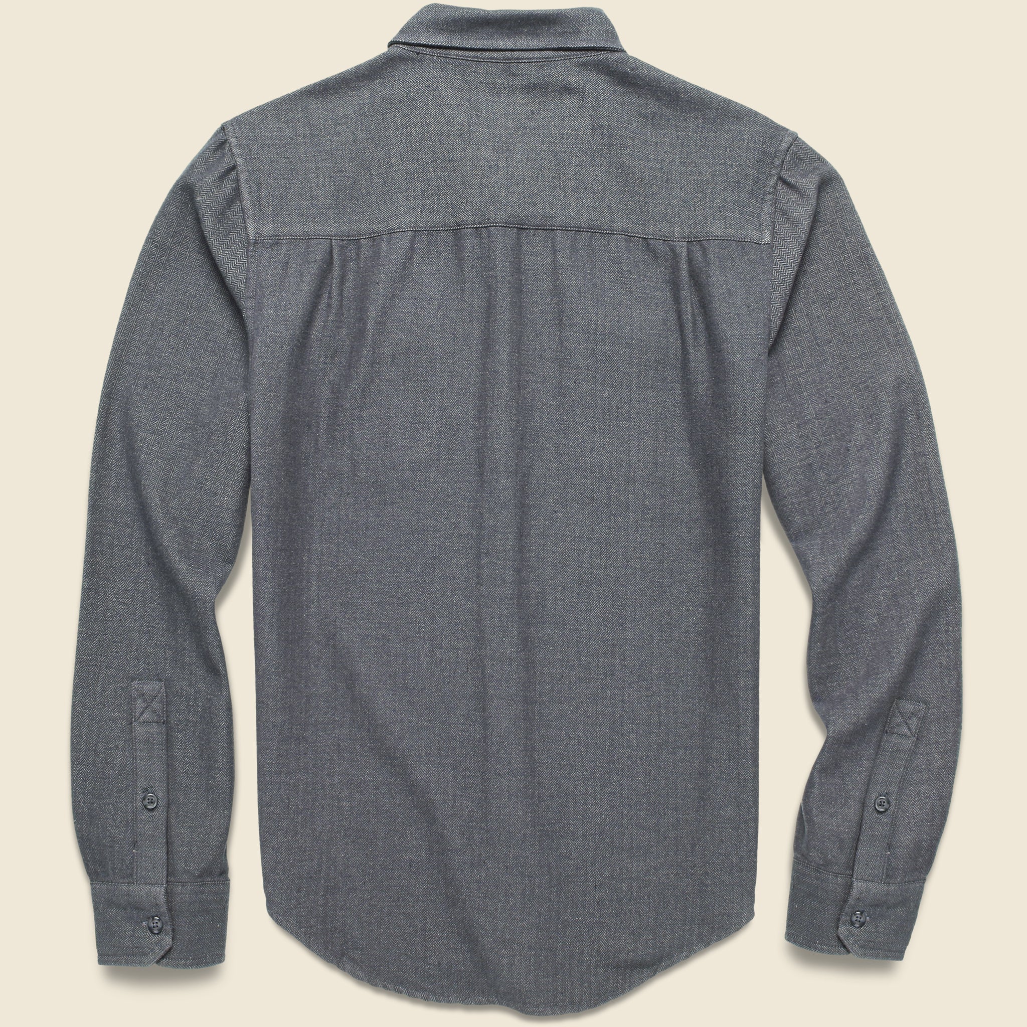 
                          Bedford Shirt - Charcoal Herringbone - Bridge &amp; Burn - STAG Provisions - Tops - L/S Woven - Other Pattern
                        
