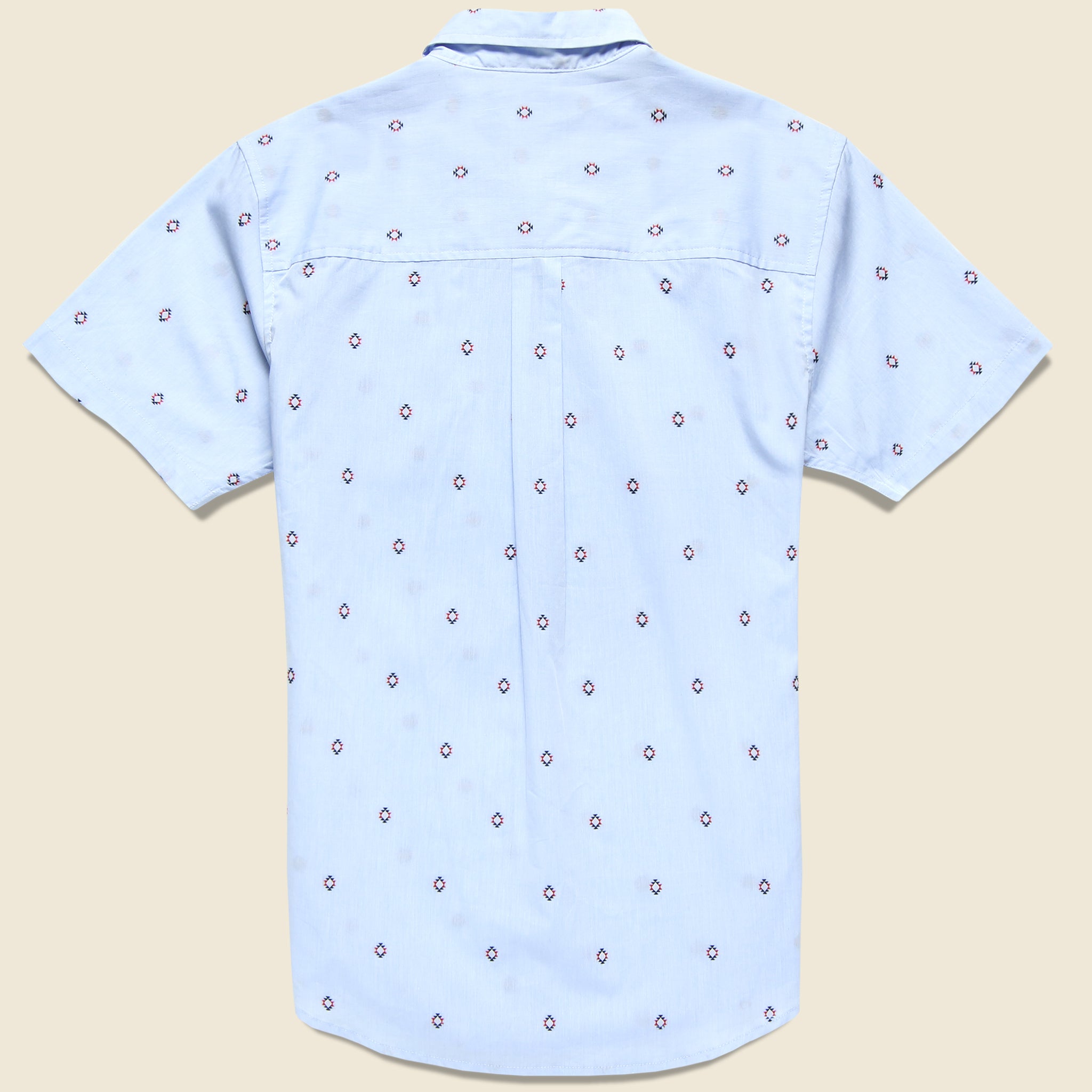 
                          Harbor Shirt - Light Blue Diamonds - Bridge &amp; Burn - STAG Provisions - Tops - S/S Woven - Other Pattern
                        