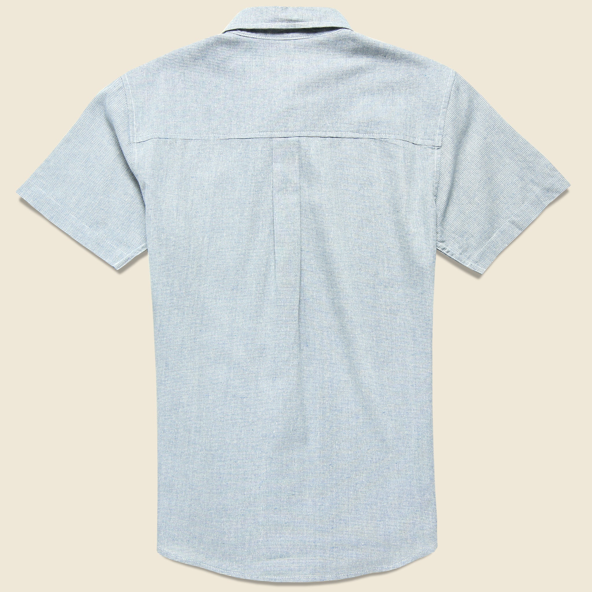 
                          Harbor Shirt - Light Blue Stripe - Bridge &amp; Burn - STAG Provisions - Tops - S/S Woven - Stripe
                        