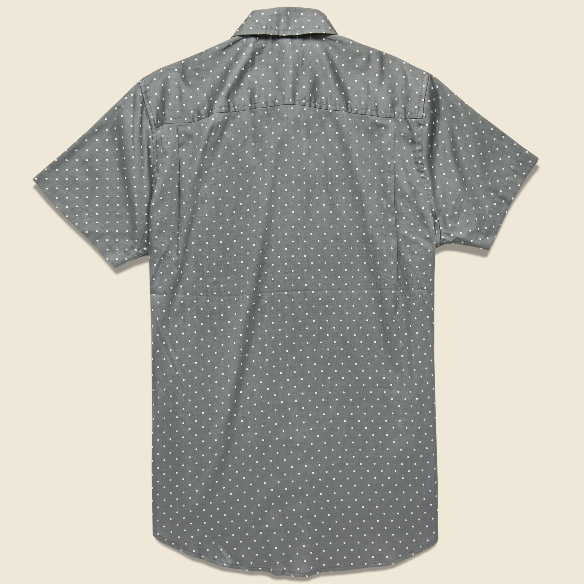 Jackson Polka Dot Shirt - Grey - Bridge & Burn - STAG Provisions - Tops - S/S Woven - Dot