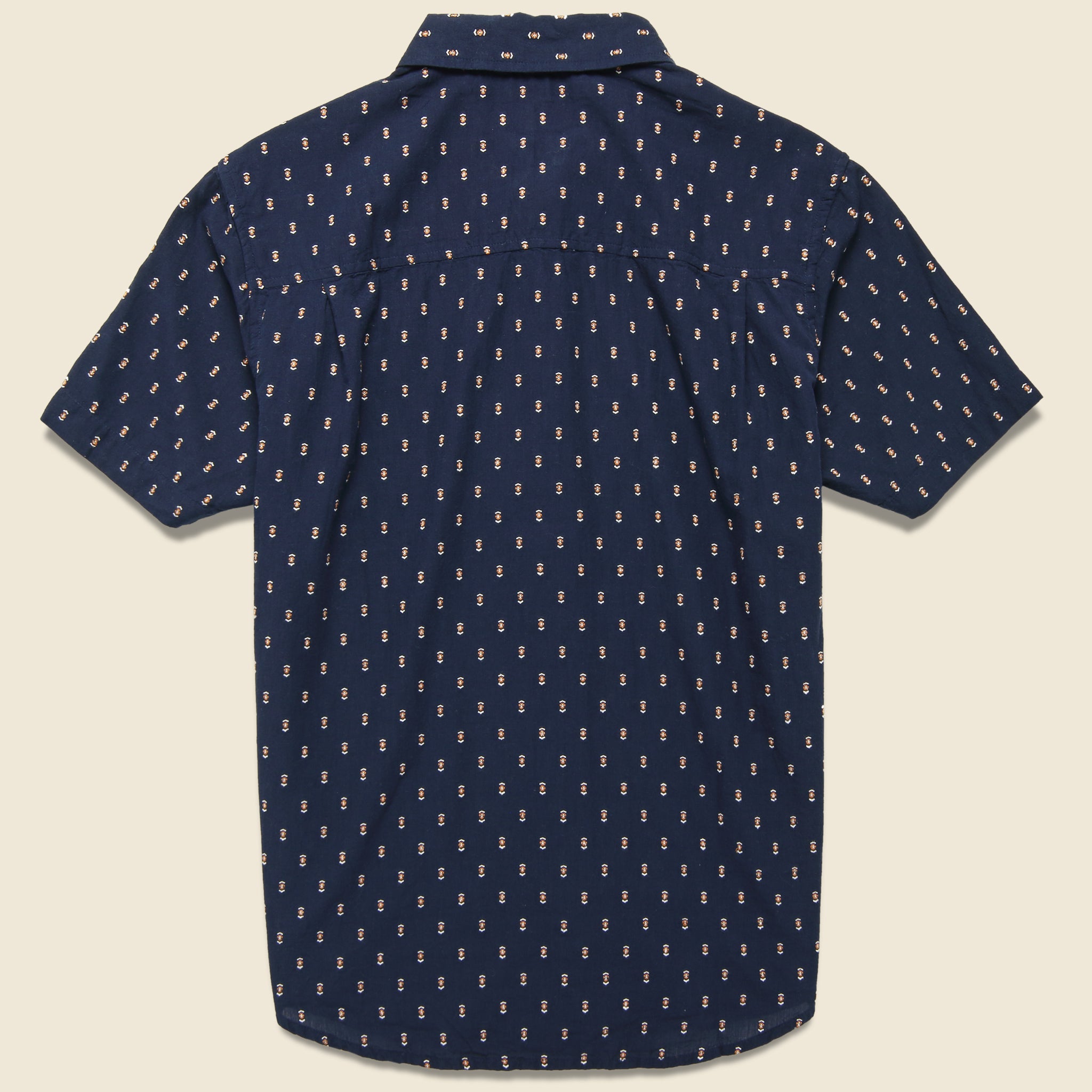
                          Harbor Shirt - Navy Dobby - Bridge &amp; Burn - STAG Provisions - Tops - S/S Woven - Other Pattern
                        