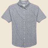 Jordan Shirt - Navy Polkadot - Bridge & Burn - STAG Provisions - Tops - S/S Woven - Dot