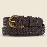 Leather Mesh Belt - Brown - BEAMS+ - STAG Provisions - Accessories - Belts