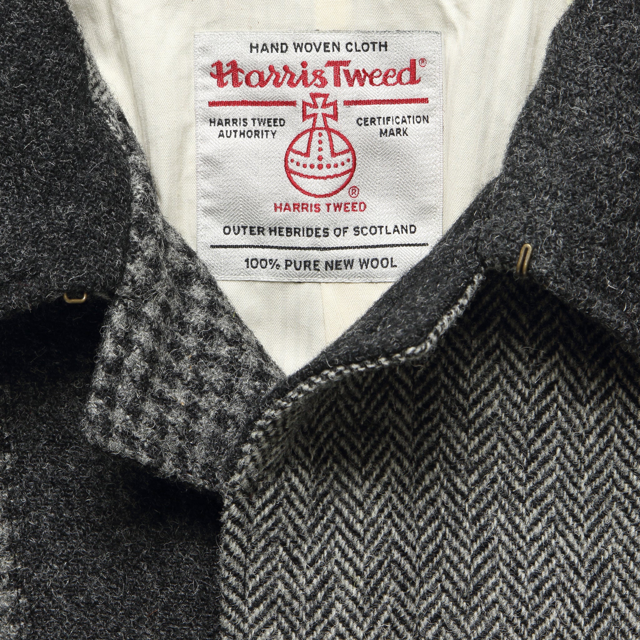
                          Harris Tweed Patchwork Coat - Grey - BEAMS+ - STAG Provisions - Outerwear - Coat / Jacket
                        
