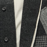 Harris Tweed Patchwork Coat - Grey - BEAMS+ - STAG Provisions - Outerwear - Coat / Jacket