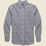 Shaggy Check Shirt - Navy Gingham - BEAMS+ - STAG Provisions - Tops - L/S Woven - Plaid