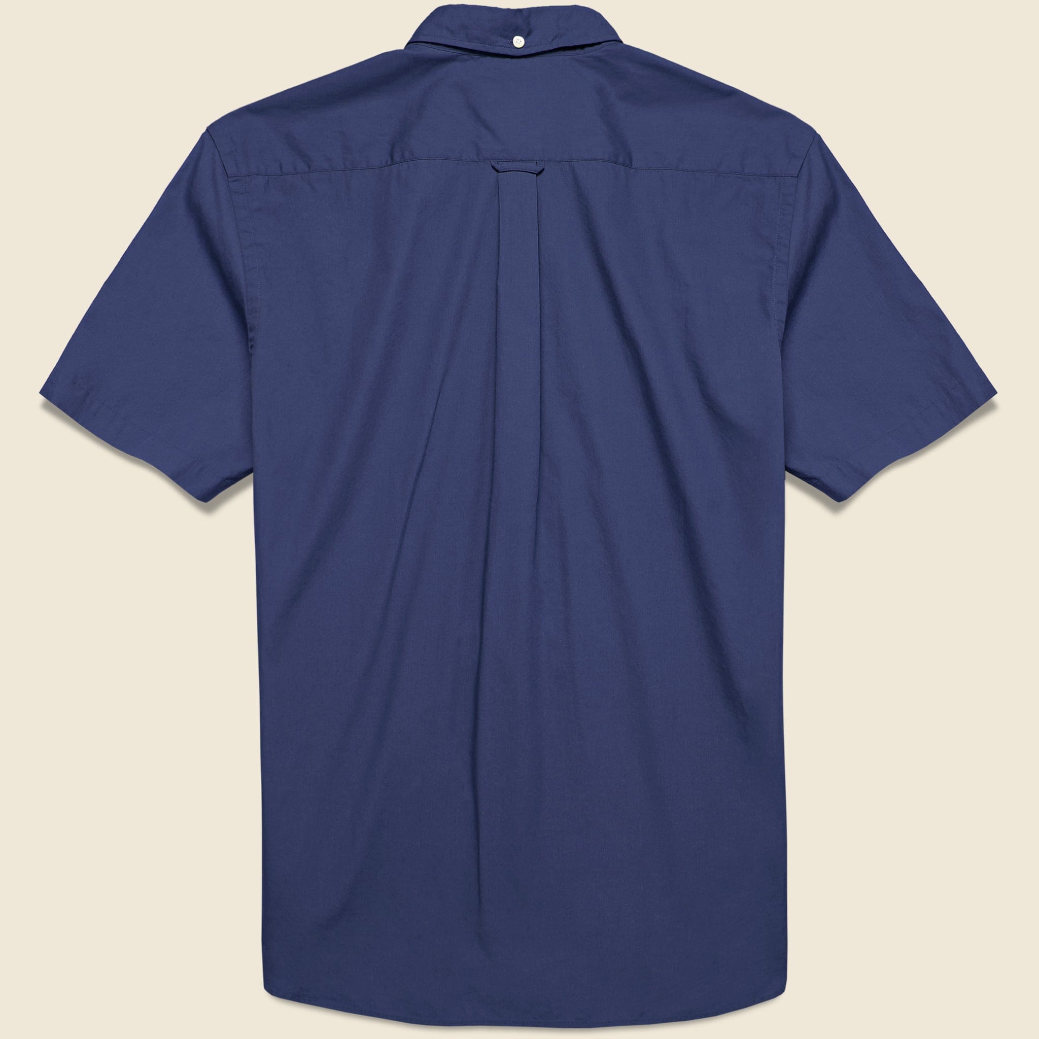 Short Sleeve Broad Cloth Shirt - Navy - BEAMS+ - STAG Provisions - Tops - S/S Woven - Solid