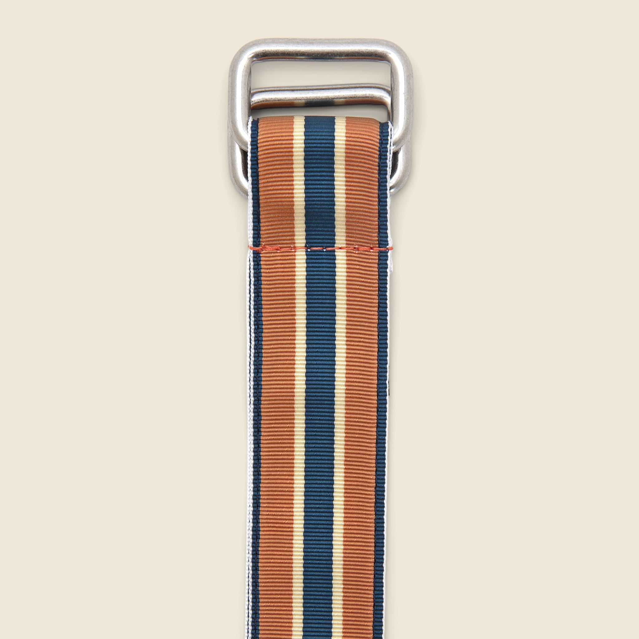 
                          Grosgrain Tape Double Ring Belt - Orange - BEAMS+ - STAG Provisions - Accessories - Belts
                        