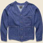Twill Linen Engineer Jacket - Indigo - BEAMS+ - STAG Provisions - Outerwear - Coat / Jacket