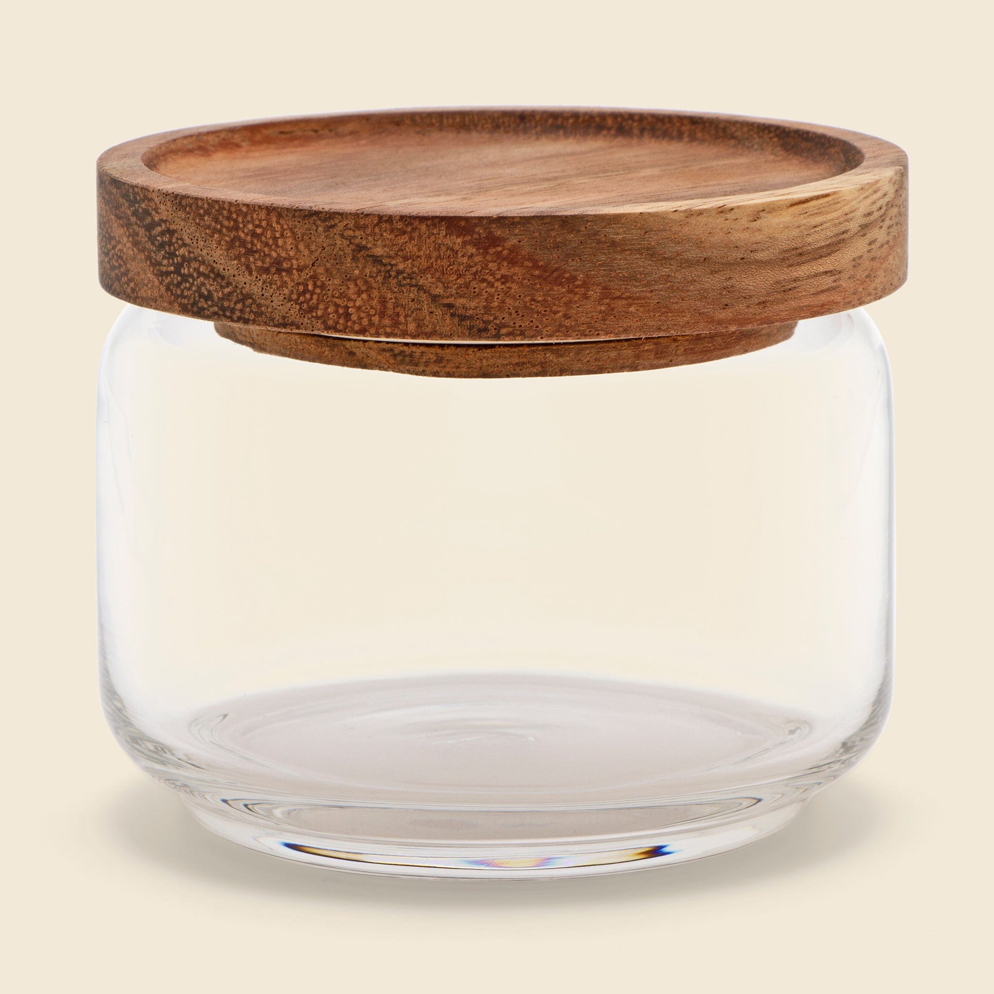 Small Glass & Acacia Canister - Home - STAG Provisions - Home - Kitchen - Storage