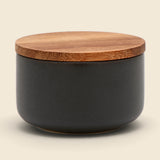 Extra Small Stoneware & Acacia Canister - Home - STAG Provisions - Home - Kitchen - Storage