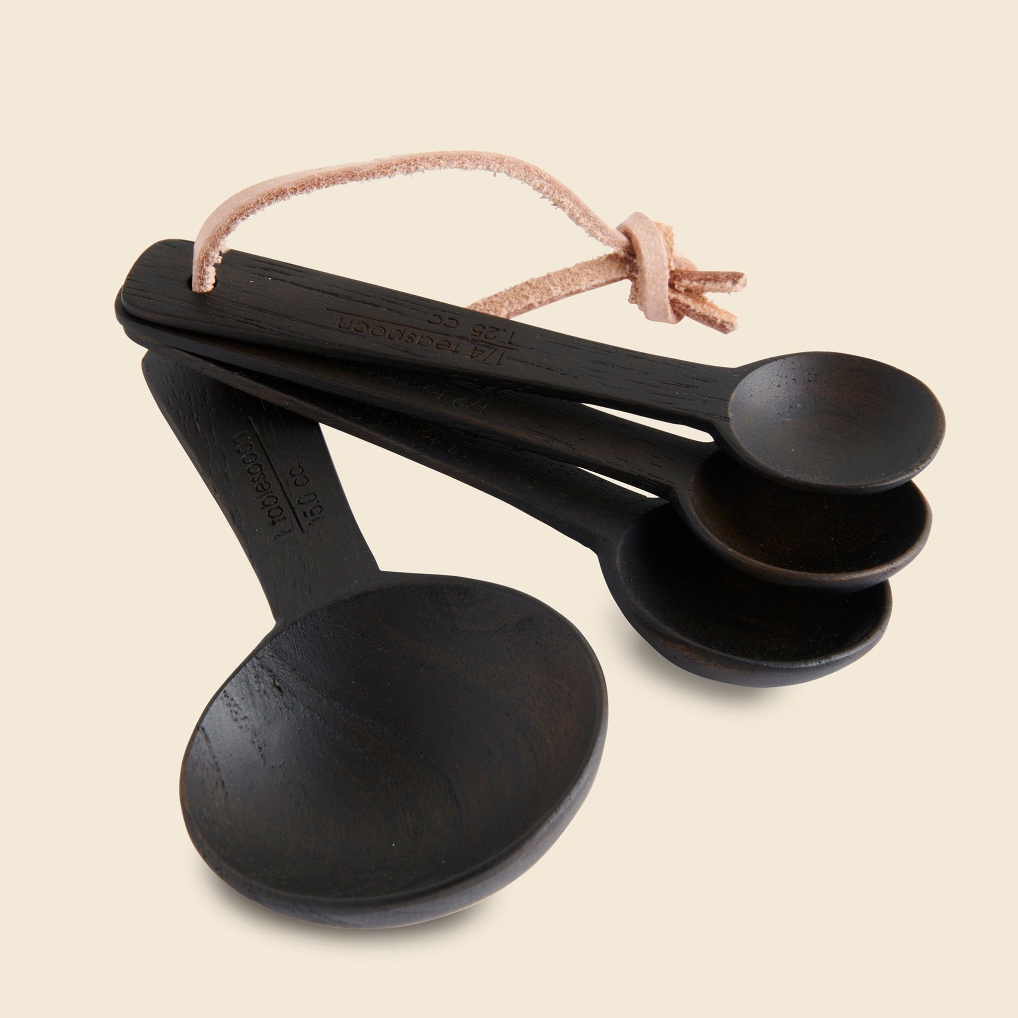 Teak Measuring Spoons - Home - STAG Provisions - Home - Kitchen - Cooking