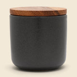 Small Stoneware & Acacia Canister - Home - STAG Provisions - Home - Kitchen - Storage