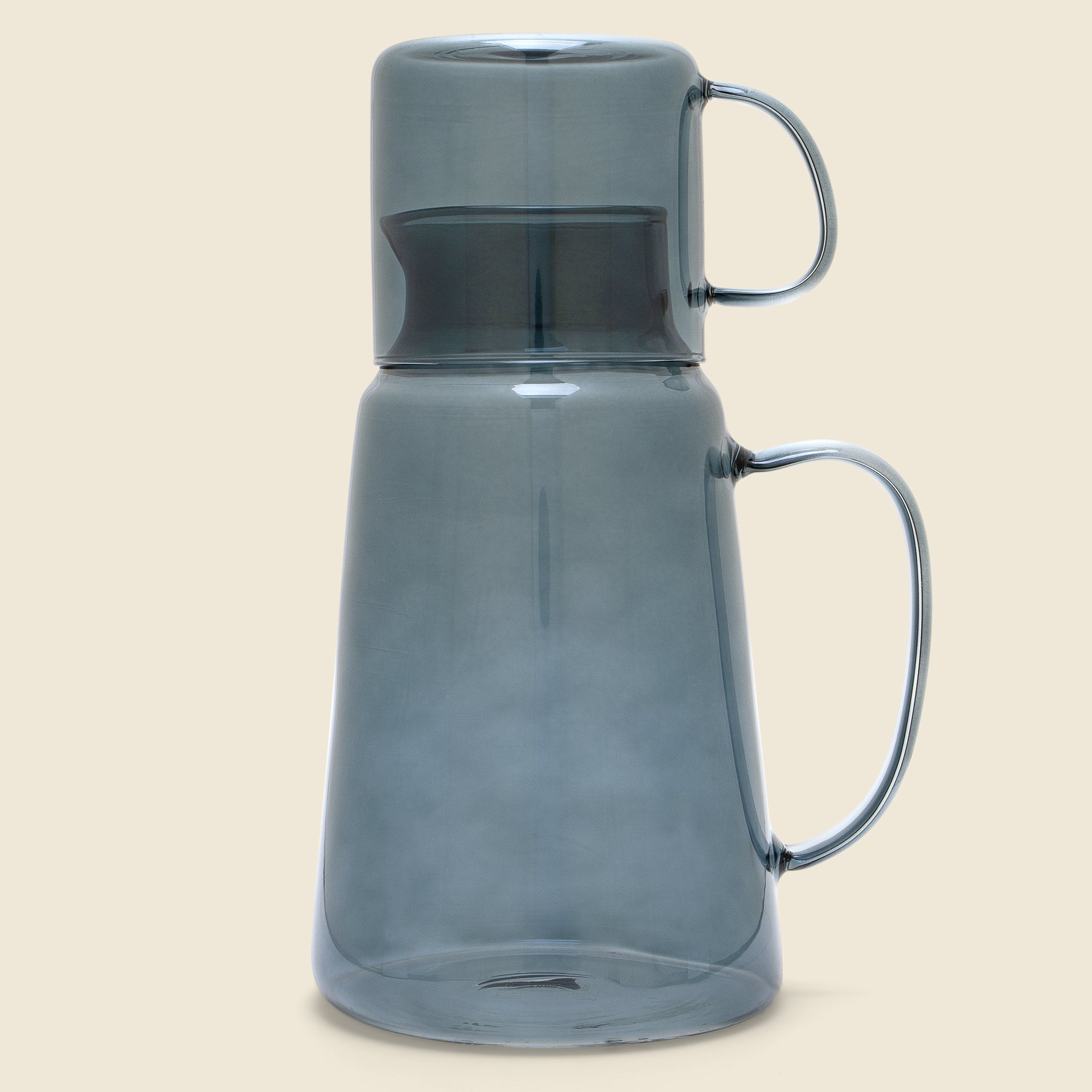 
                          Blue Glass Carafe &amp; Cup - Home - STAG Provisions - Home - Kitchen - Tabletop
                        