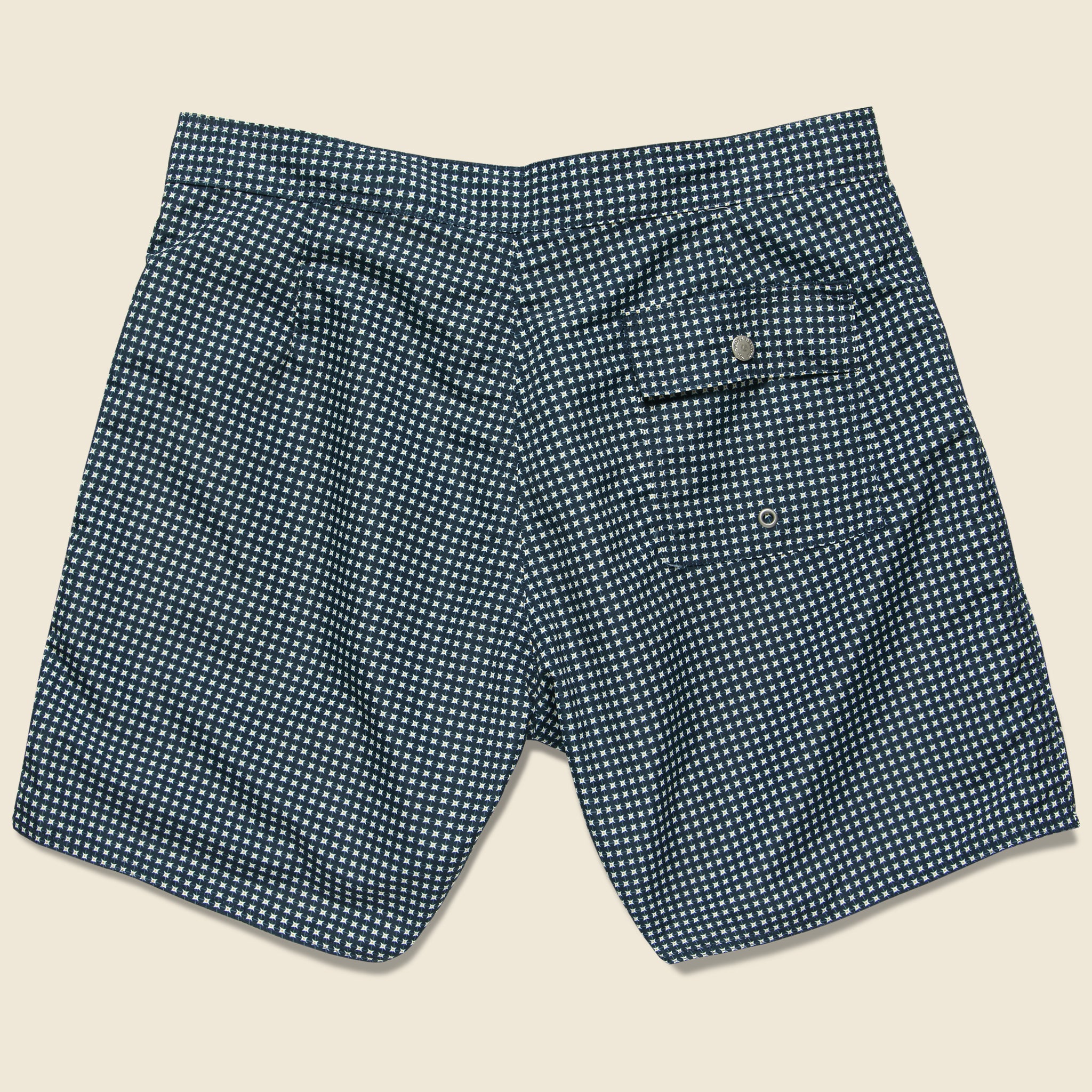 
                          Geo Blue Boardshort - Blue/White - Bather Trunk Co. - STAG Provisions - Shorts - Swim
                        
