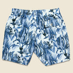 Tropical Forest Swim Trunk - Blue - Bather Trunk Co. - STAG Provisions - Shorts - Swim