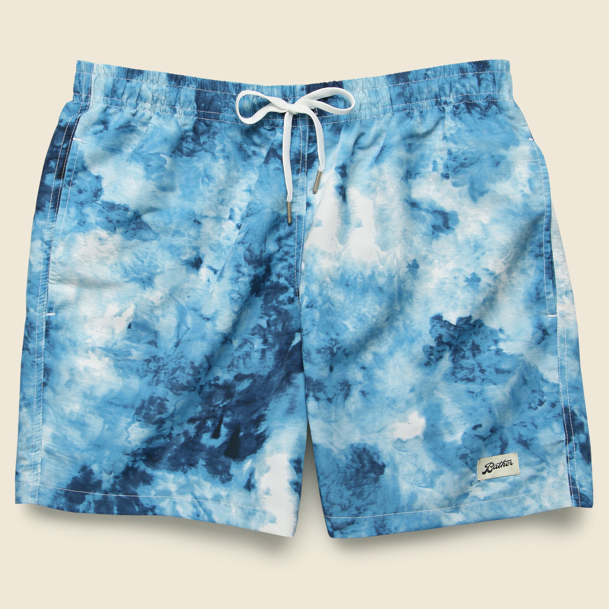 Ice Dye Swim Trunk - Blue - Bather - STAG Provisions - Shorts - Swim
