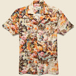 Acid Forest Button Up Shirt - Multi - Bather - STAG Provisions - Tops - S/S Woven - Other Pattern