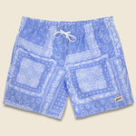 Bandana Swim Trunk - Periwinkle - Bather - STAG Provisions - Shorts - Swim