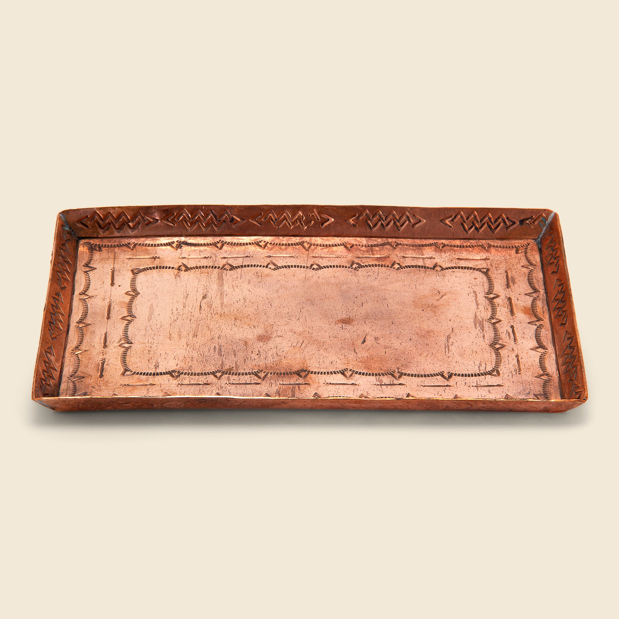 
                          Medium Stamped Tray - Copper - J Alexander - STAG Provisions - Gift - Miscellaneous
                        