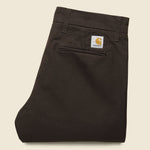 Sid Pant - Dark Umber - Carhartt WIP - STAG Provisions - Pants - Twill