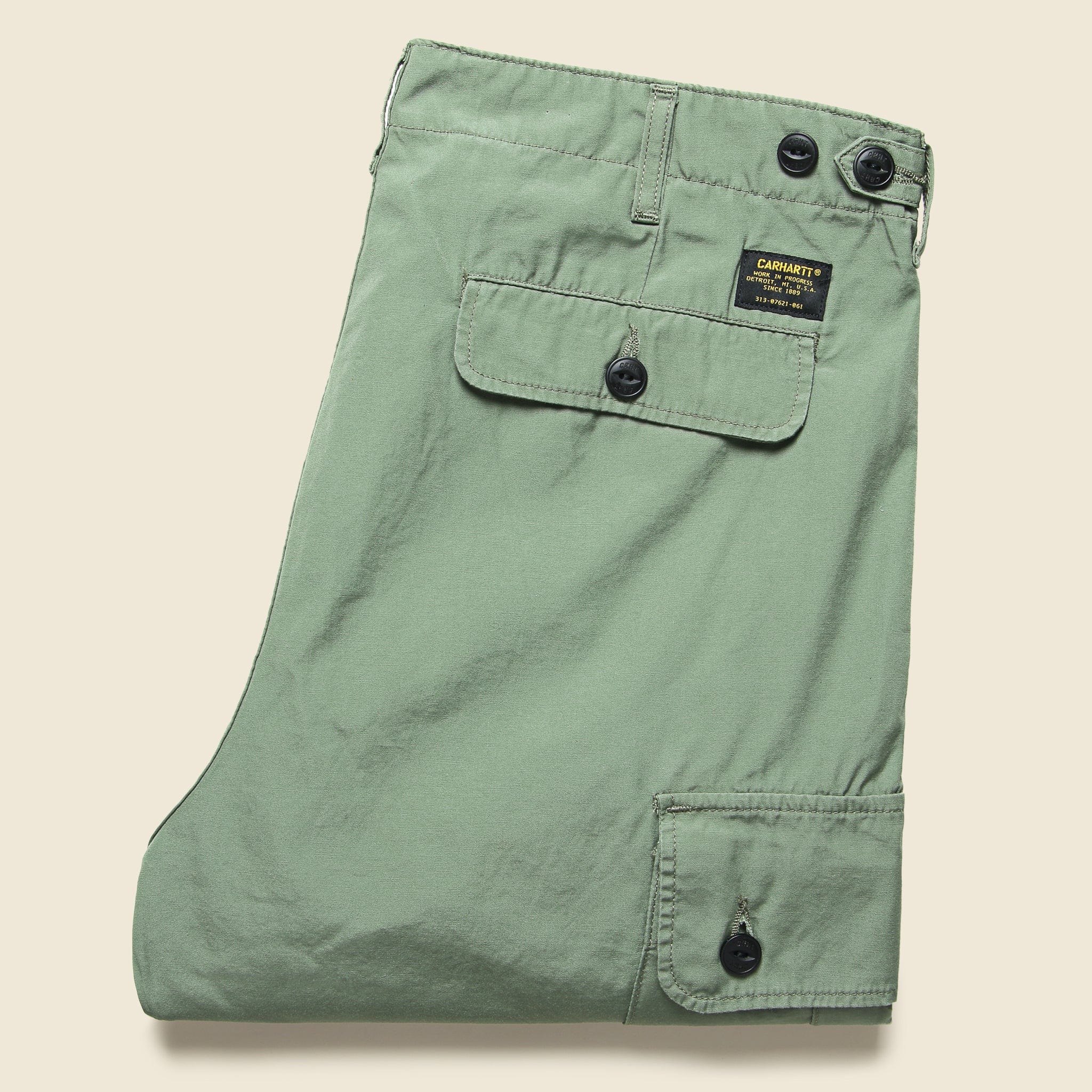 
                          Shelter Cargo Pant - Dollar Green - Carhartt WIP - STAG Provisions - Pants - Twill
                        