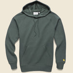 Hooded Chase Sweatshirt - Jura/Gold - Carhartt WIP - STAG Provisions - Tops - Fleece / Sweatshirt