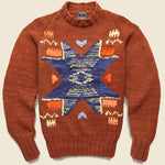 Antique Star Pullover - Red Rust - Chamula - STAG Provisions - Tops - Fleece / Sweatshirt