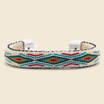 Bendable Horsehair Bracelet - Ivory/Red/Blue - Chamula - STAG Provisions - Accessories - Cuffs