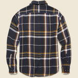 Moonrise Acid Plaid Shirt - Brown/Orange - Corridor - STAG Provisions - Tops - L/S Woven - Plaid