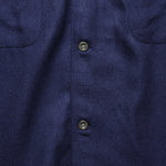 Worsted Wool Workshirt - Navy - Corridor - STAG Provisions - Outerwear - Coat / Jacket
