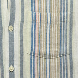 Amagansett Shirt - Blue - Corridor - STAG Provisions - Tops - S/S Woven - Stripe