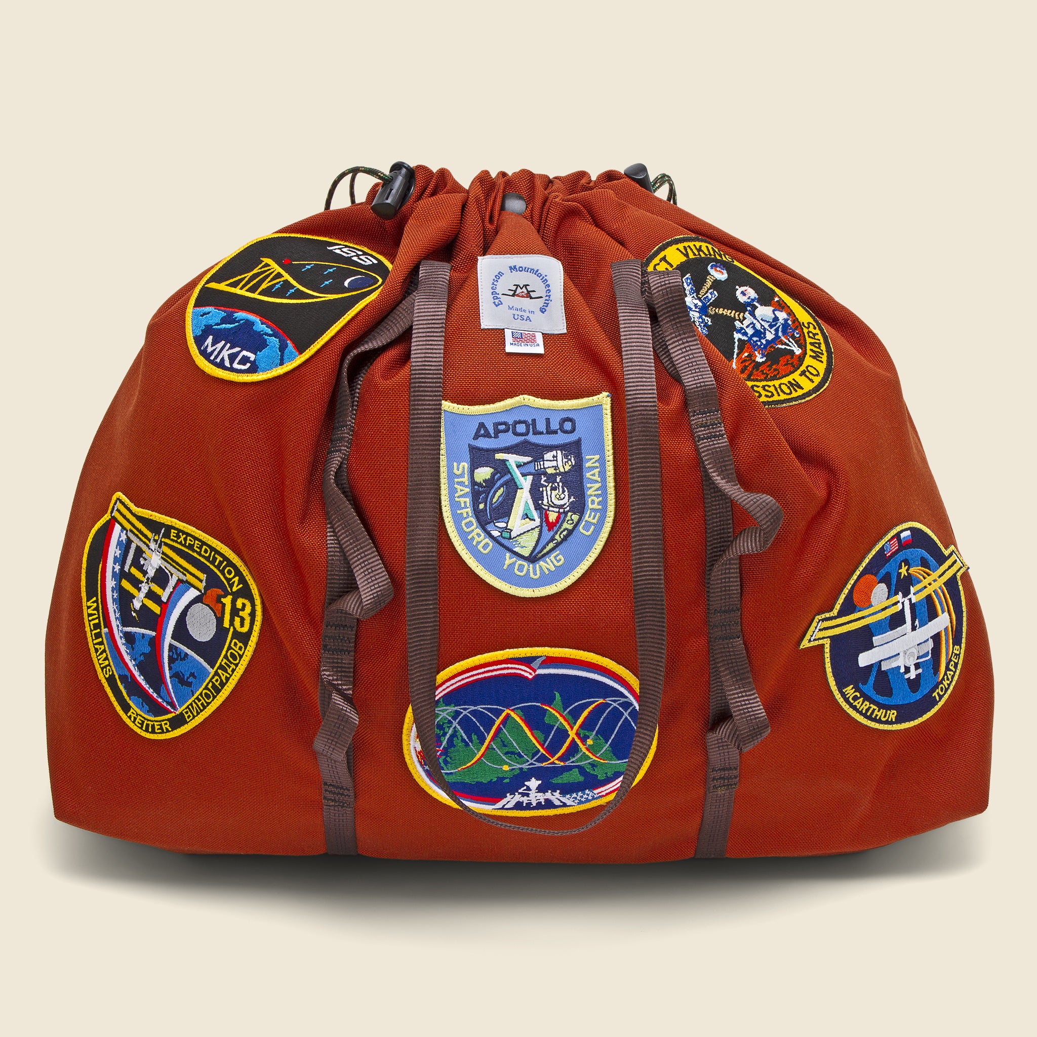 
                          Large Climb Tote w/ Vintage NASA Patch - Clay - Epperson Mountaineering - STAG Provisions - Accessories - Bags / Luggage
                        