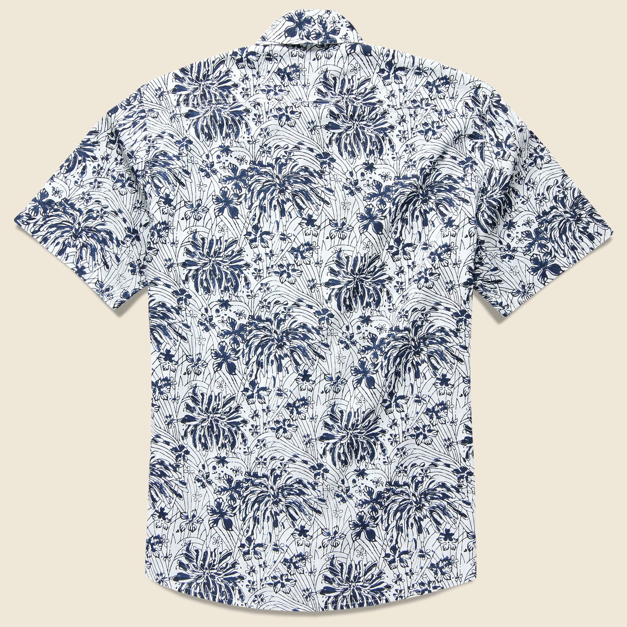 
                          Poppy Coast Shirt - Navy/White - Faherty - STAG Provisions - Tops - S/S Woven - Floral
                        