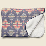 Aspen Sherpa Blanket - Beacon Print - Faherty - STAG Provisions - Gift - Blankets