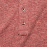 Slub Cotton Henley - Crimson Heather - Faherty - STAG Provisions - Tops - L/S Knit