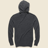 Slub Cotton Hoodie - Black Heather - Faherty - STAG Provisions - Tops - L/S Knit