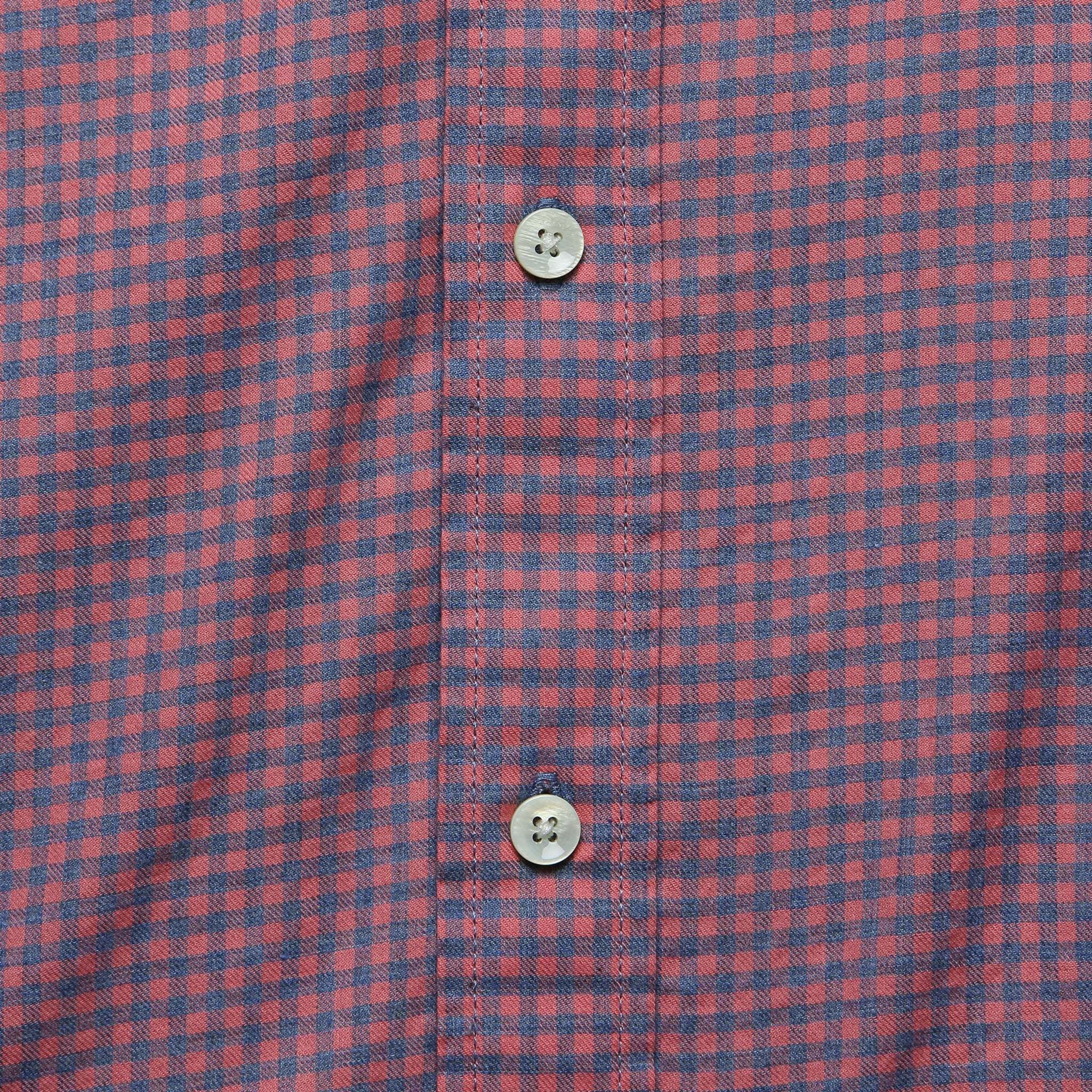 
                          Pacific Shirt - Rose Blue Gingham - Faherty - STAG Provisions - Tops - L/S Woven - Plaid
                        