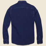 Quilted Naval Workshirt - Dark Java Wash - Faherty - STAG Provisions - Tops - L/S Woven - Overshirt