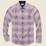 Brushed Alpine Flannel - Vintage Mountain Plaid - Faherty - STAG Provisions - Tops - L/S Woven - Plaid