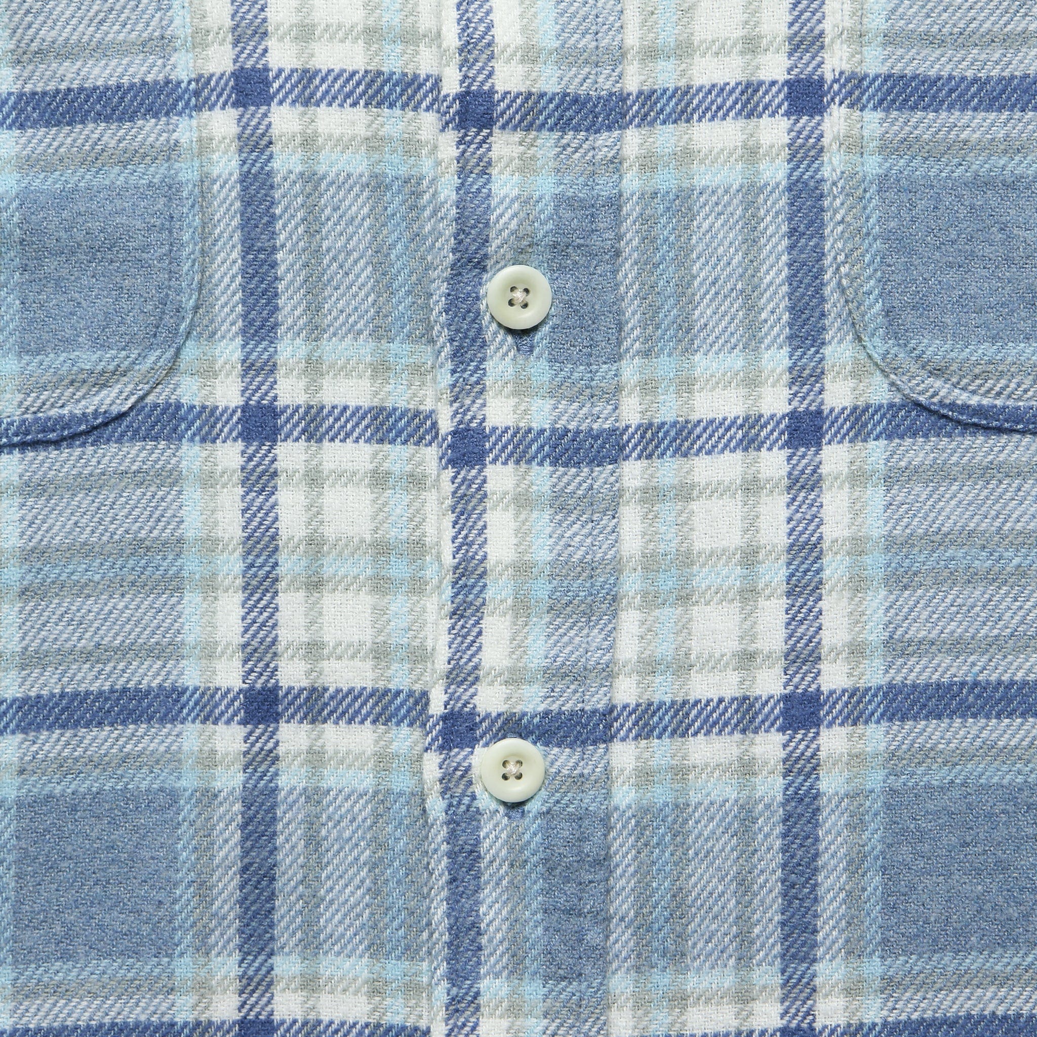
                          Seasons Shirt - Vintage Blue Plaid - Faherty - STAG Provisions - Tops - L/S Woven - Plaid
                        