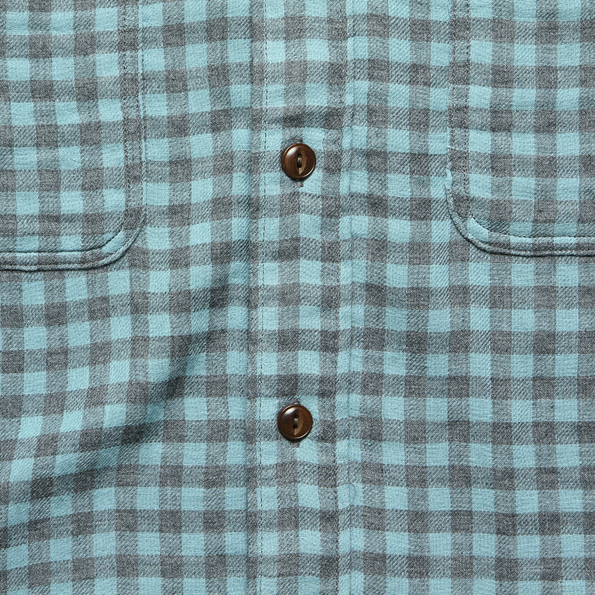 
                          Doublecloth Belmar Shirt - Teal Buffalo Check - Faherty - STAG Provisions - Tops - L/S Woven - Plaid
                        