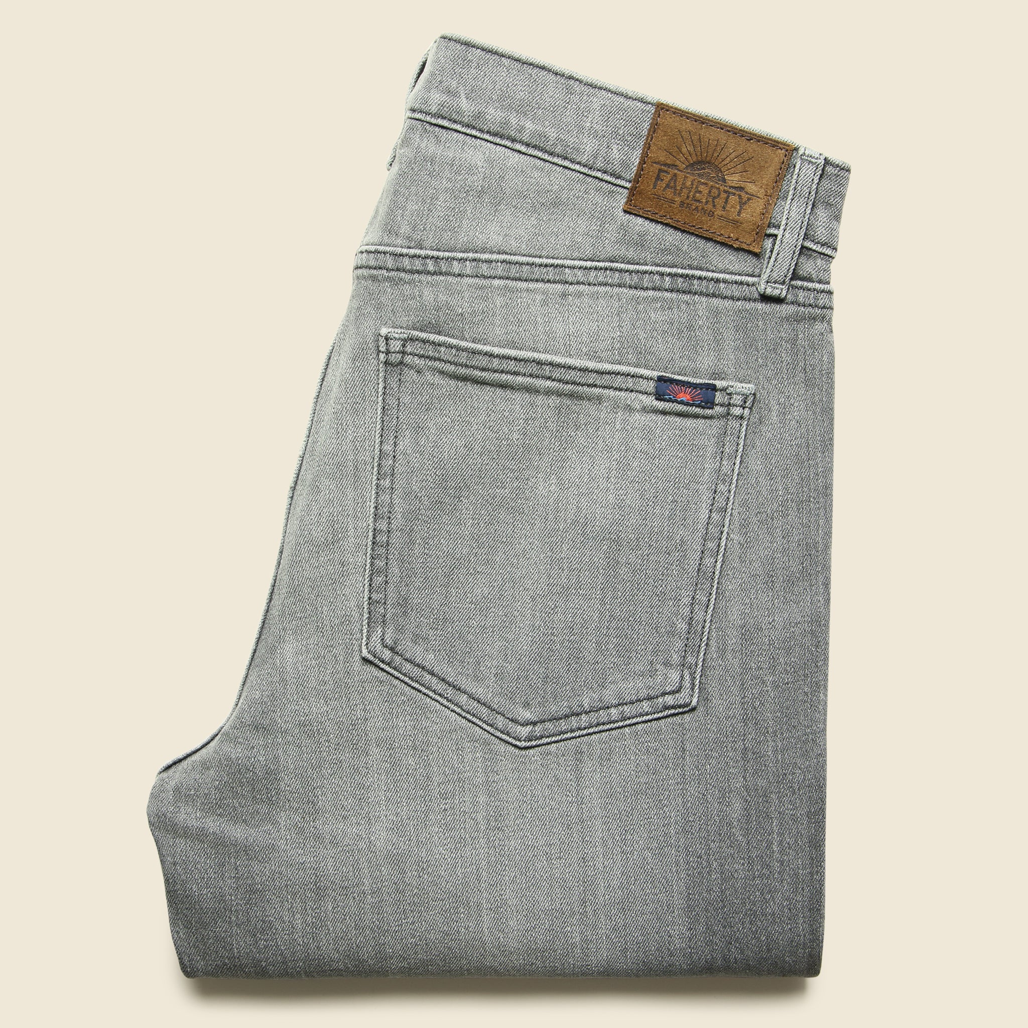 
                          Ocean Washed Denim - Smokestack - Faherty - STAG Provisions - Pants - Denim
                        