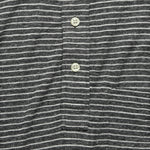 Luxe Heather Polo - Charcoal Grey Stripe - Faherty - STAG Provisions - Tops - L/S Knit