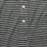 Luxe Heather Polo - Charcoal Grey Stripe - Faherty - STAG Provisions - Tops - L/S Knit