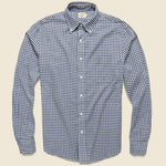 Everyday Shirt - Navy Heather Gingham - Faherty - STAG Provisions - Tops - L/S Woven - Plaid